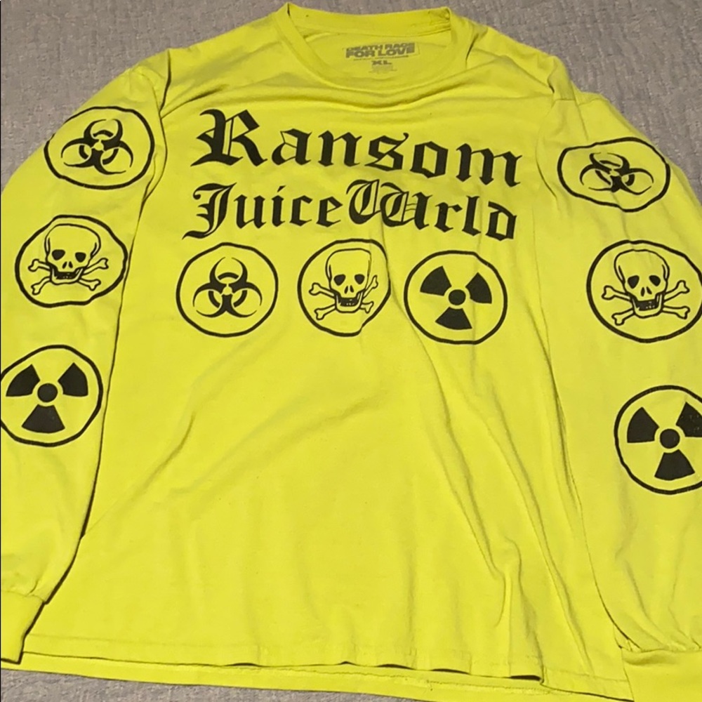 Ransom x juice wrld “toxic chemicals” long sleeve